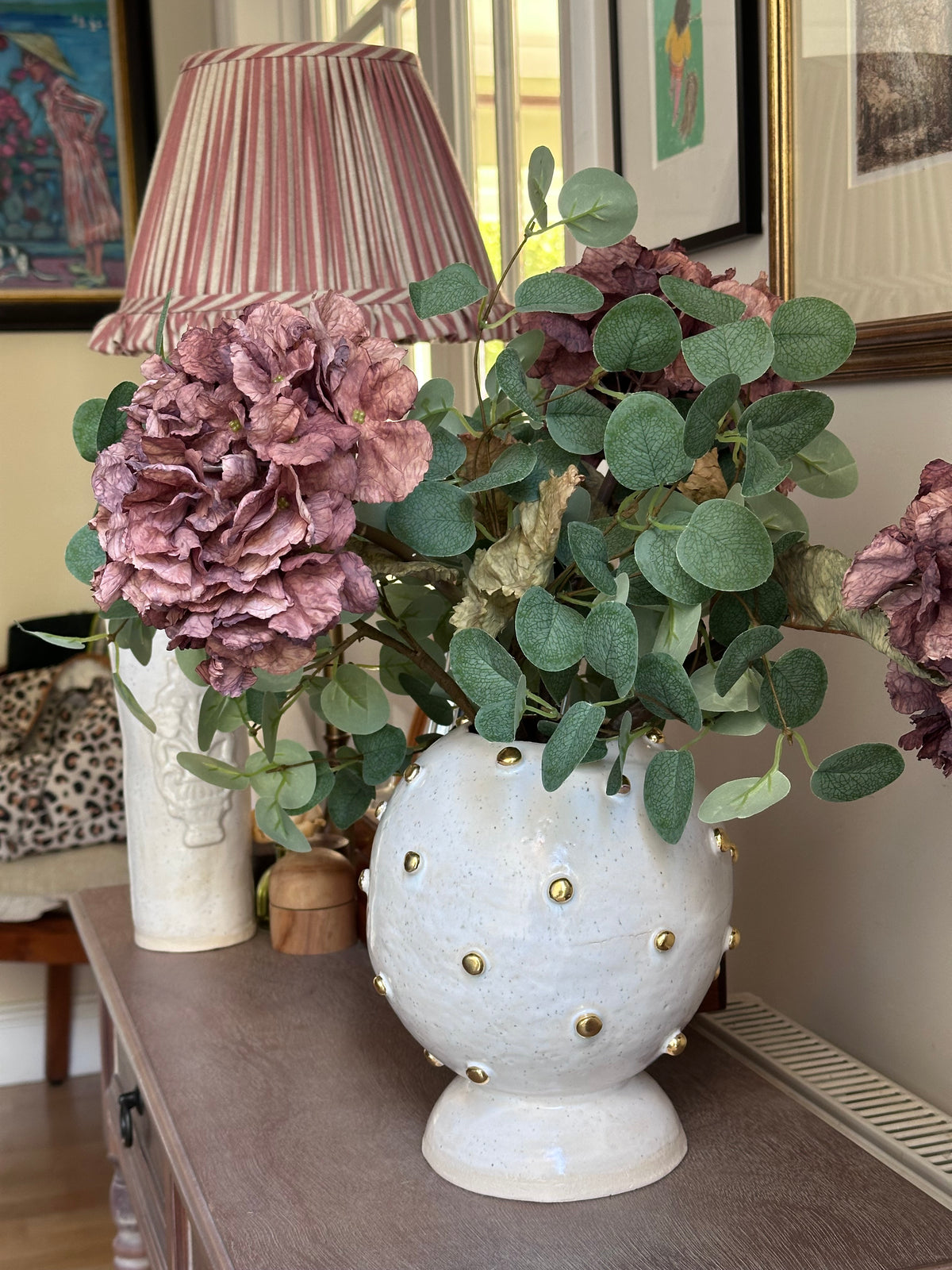 Large Hobnail Vase