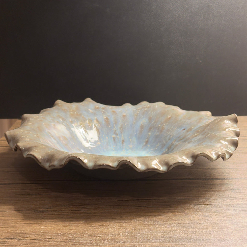 Flecked Anthracite Flouncy Bowl