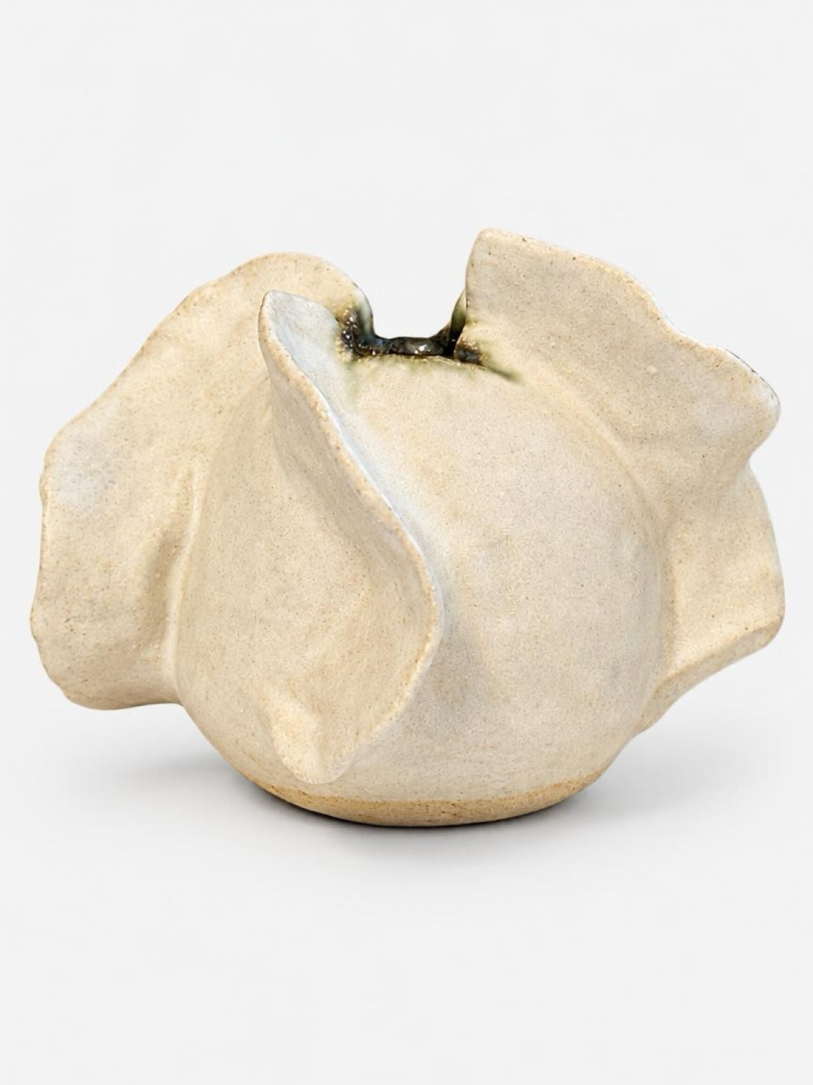 Ruffle round vase